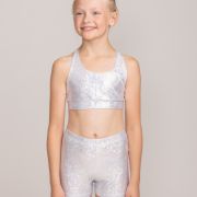 GLITTER CROPTOP RISTIKKÄISILLÄ NARUOLKAIMILLA, BL