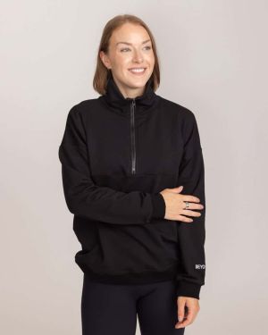 HALF ZIP COLLEGE, BL