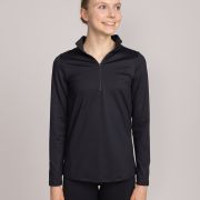 BASIC HALF ZIP TREENIPAITA, BL