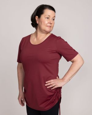 CLASSIC TWIST TANSSIPAITA VIININPUNAINEN, BL